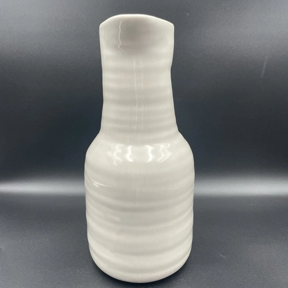 Ceramic Pitcher Vase Decorative Piece 10.75